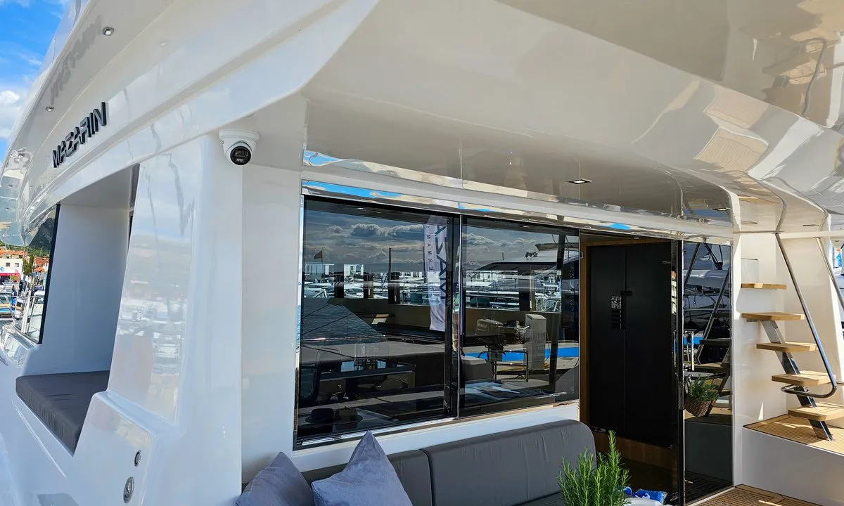 Cabin on October, a Mazarin Yachts Mazarin 55 catamaran at Seget Donji, Croatia