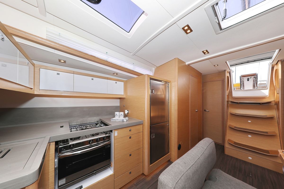 Galley of Cupid, a Dufour 470 sailboat at Općina Sukošan, Croatia