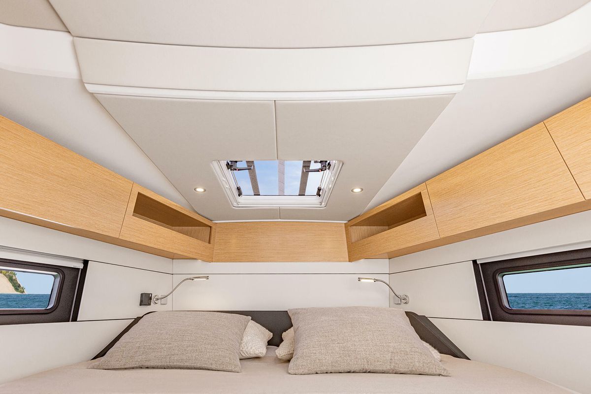 Cabin on Invalid, a Hanse Yachts Hanse 460 sailboat at Grad Biograd na Moru, Croatia