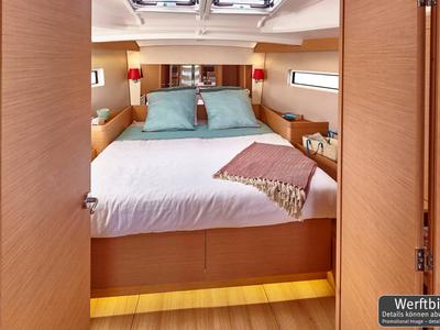 Cabin on Kiwi, a Jeanneau Sun Odyssey 440 sailboat at Grad Biograd na Moru, Croatia