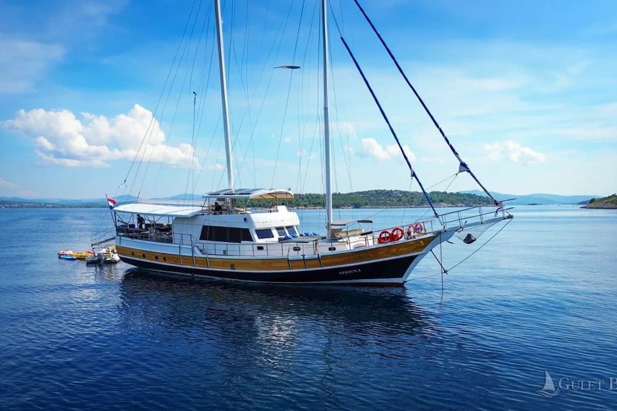 Exterior view of Sirena, a Unknown Sirena yacht at Split, Croatia