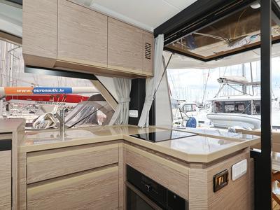 Galley of Pepper, a Greenline 45 Fly yacht at Grad Biograd na Moru, Croatia