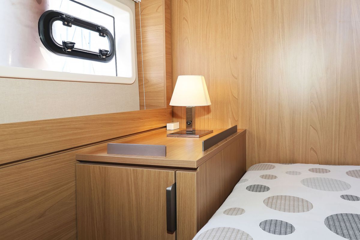 Cabin on Hermine, a Bali 4.6 catamaran at Općina Sukošan, Croatia
