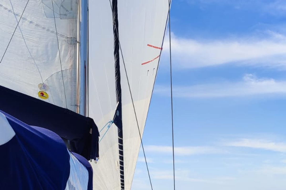 Zoe, a Beneteau Oceanis 46 sailboat at Bari, Italy