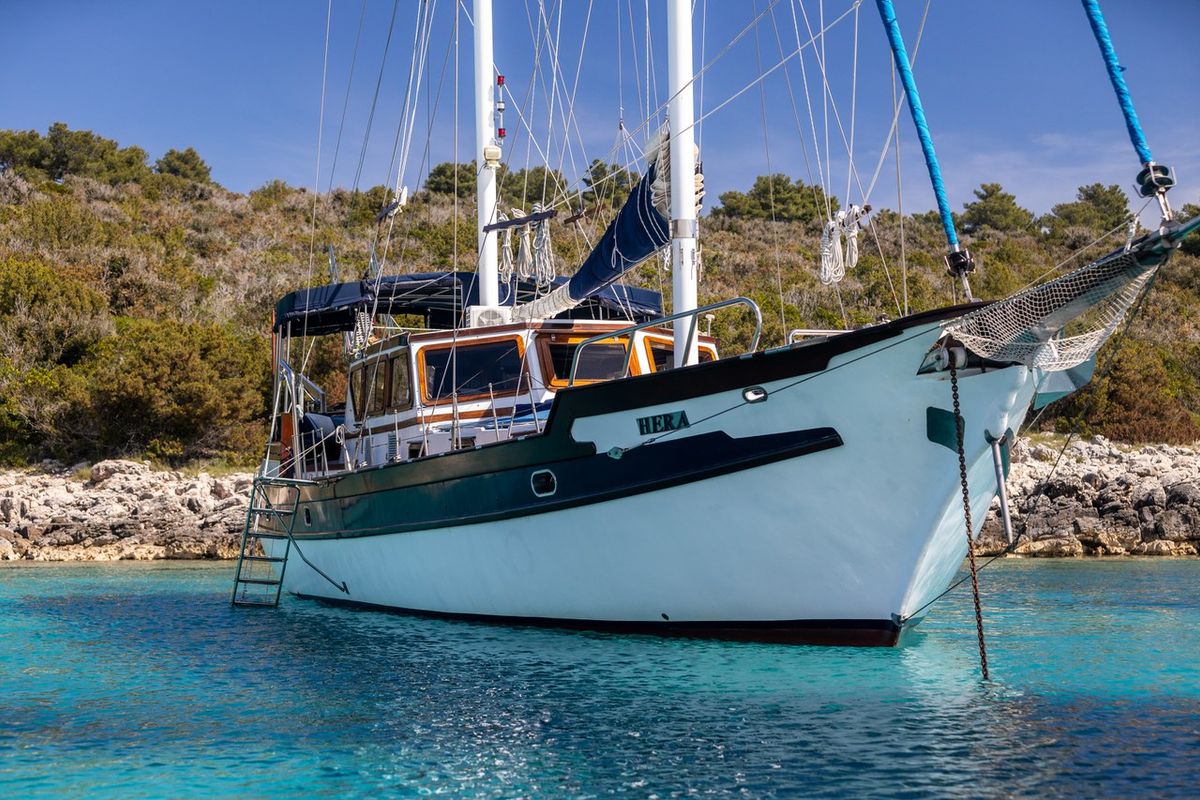 Exterior view of Hera, a Unknown Hera yacht at Split, Croatia