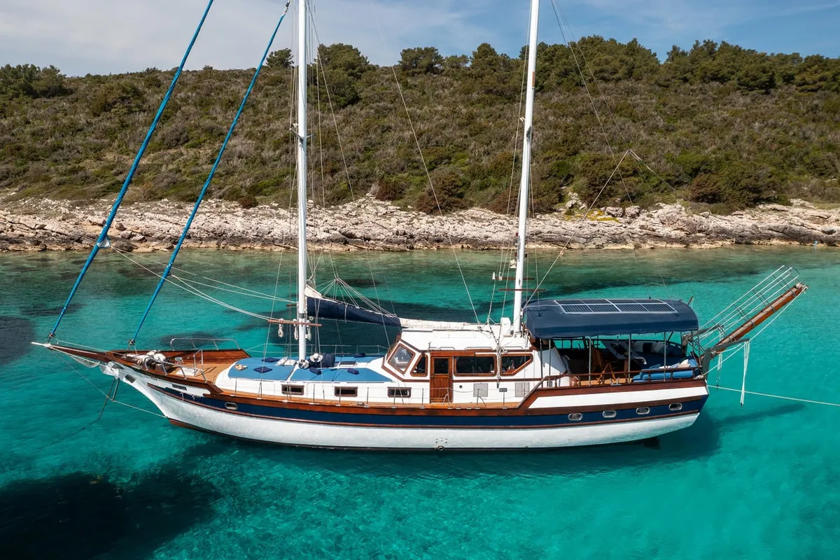 Exterior view of Hera, a Unknown Hera yacht at Split, Croatia