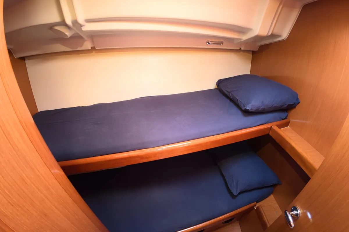 Cabin on Classic, a Beneteau Oceanis 43 sailboat at Fethiye, Turkey