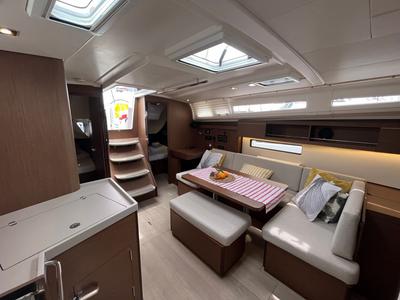 Galley of Bibi One, a Beneteau Oceanis 40.1 sailboat at Split, Croatia