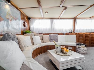 Salon of Gulet Yacht Ibiza, a Gulet Gulet gulet at Ibiza, Spain