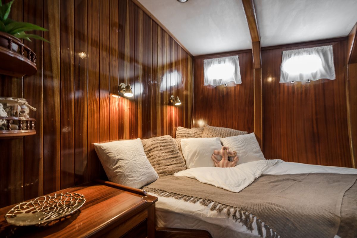 Cabin on Gulet Yacht Ibiza, a Gulet Gulet gulet at Ibiza, Spain