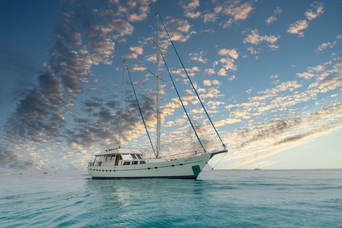 Exterior view of Gulet Yacht Ibiza, a Gulet Gulet gulet at Ibiza, Spain