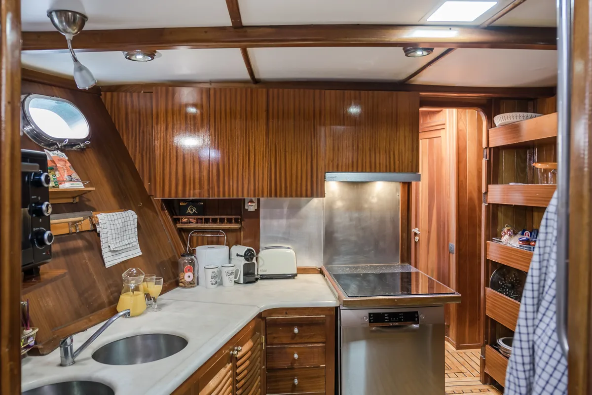 Galley of Gulet Yacht Ibiza, a Gulet Gulet gulet at Ibiza, Spain