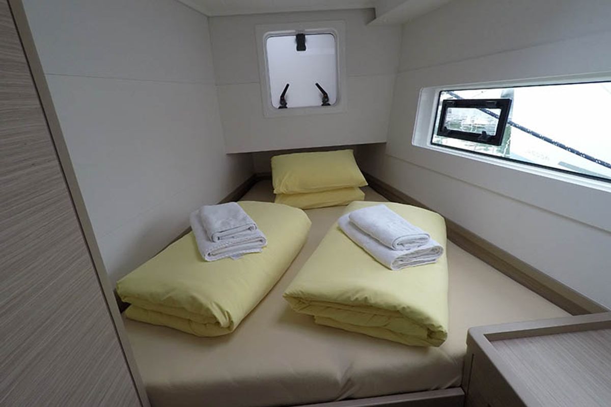Cabin on Duplo II, a Lagoon 40 catamaran at Grad Šibenik, Croatia