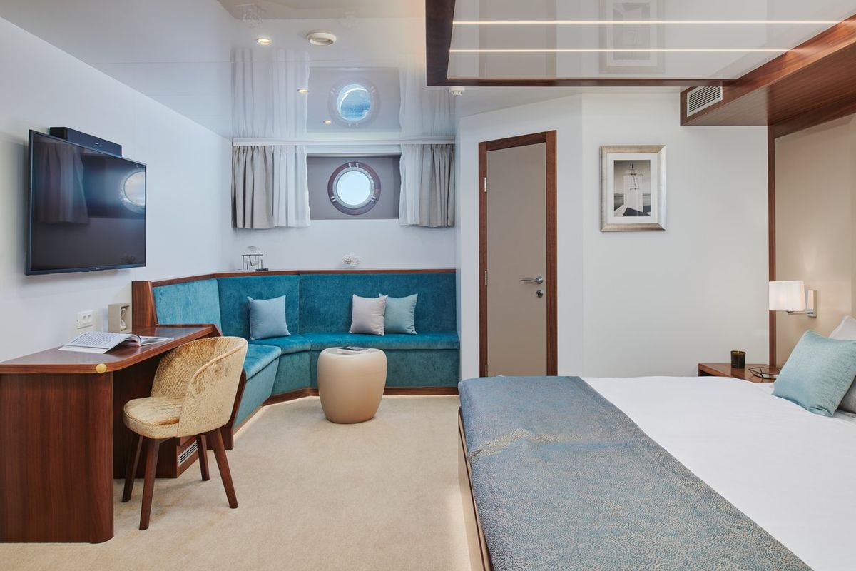 Cabin on Corsario, a Custom Made Corsario sailboat at Split, Croatia