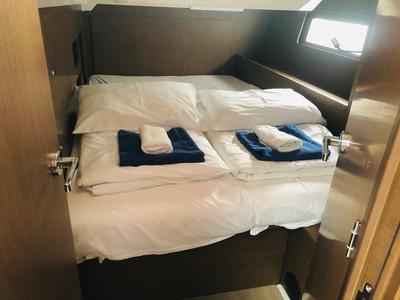 Cabin on Princess Mia, a Beneteau Oceanis 46.1 sailboat at Split, Croatia