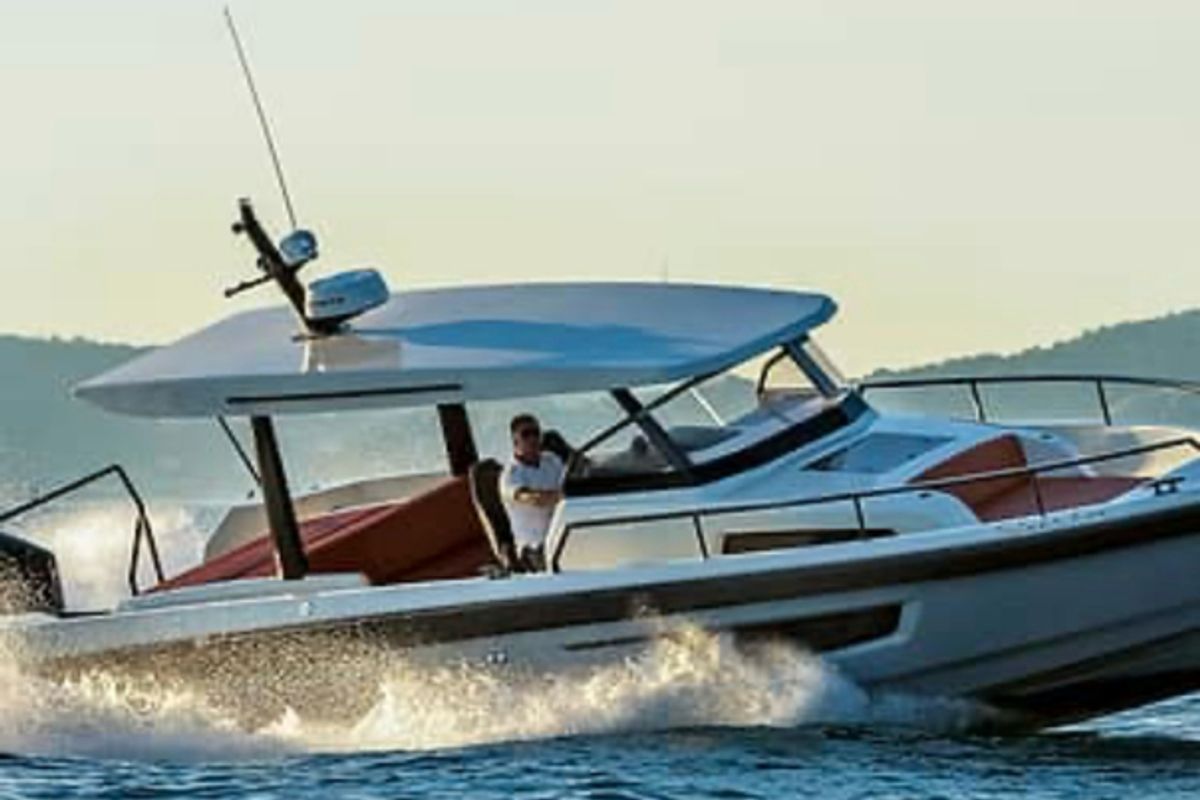 Exterior view of Samba, a Gulet Motorboat motorboat at La Spezia, Italy