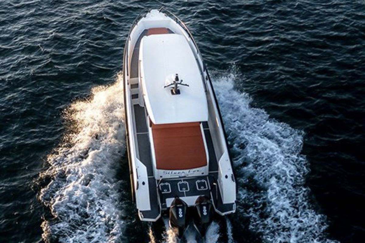 Exterior view of Samba, a Gulet Motorboat motorboat at La Spezia, Italy