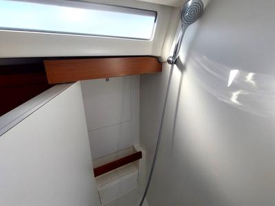 Head on Famiglia, a Beneteau Oceanis 51.1 sailboat at Athens, Greece