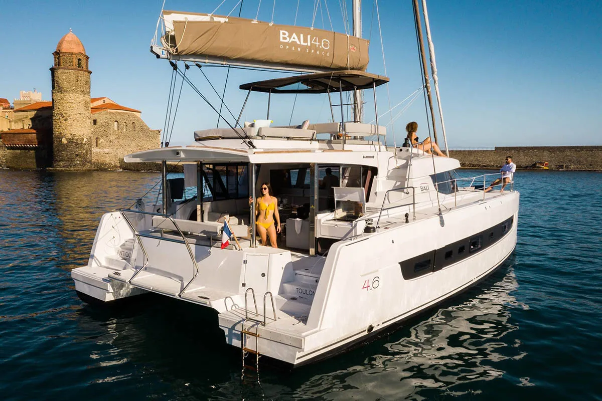 Ivan, a Bali 4.6 catamaran at Dubrovnik, Croatia