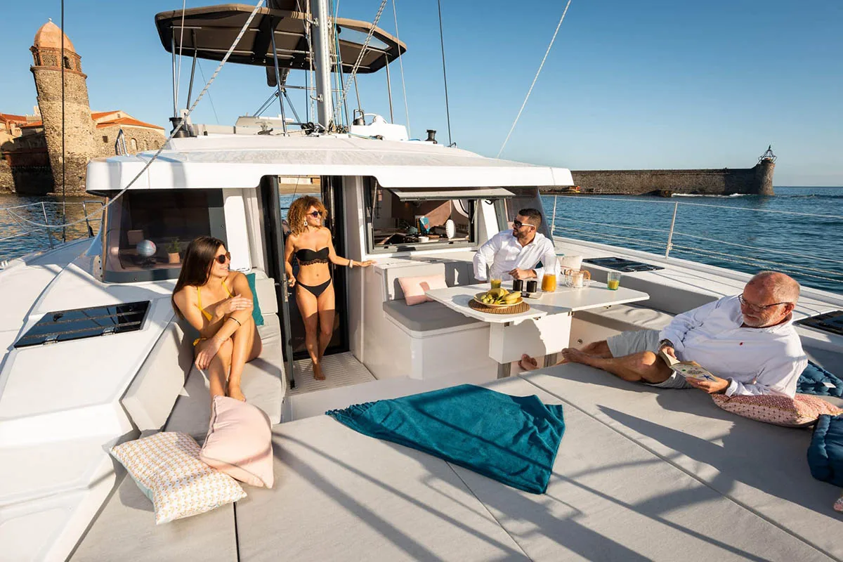 Ivan, a Bali 4.6 catamaran at Dubrovnik, Croatia