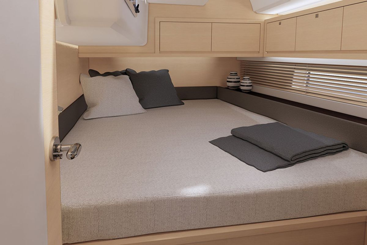 Cabin on Aruba, a Dufour 470 sailboat at Athens, Greece