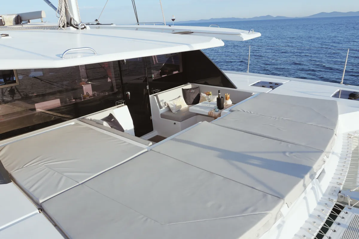 Sonea, a Leopard 50 catamaran at Općina Sukošan, Croatia