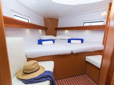 Cabin on Vlassis, a Bavaria 40 sailboat at Municipal Unit of Lefkada, Greece