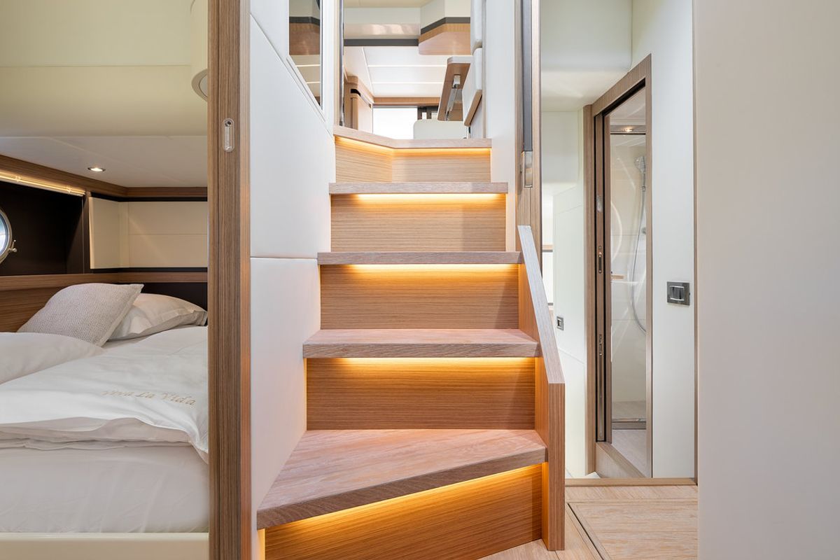Viva La Vida, a Absolute Yachts Absolute 50 Fly yacht at Podstrana - Miljevac, Croatia