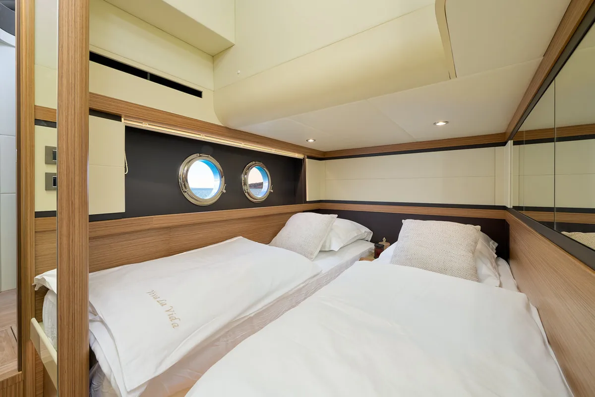 Cabin on Viva La Vida, a Absolute Yachts Absolute 50 Fly yacht at Podstrana - Miljevac, Croatia