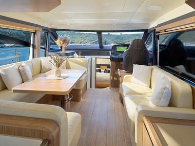 Salon of Viva La Vida, a Absolute Yachts Absolute 50 Fly yacht at Podstrana - Miljevac, Croatia