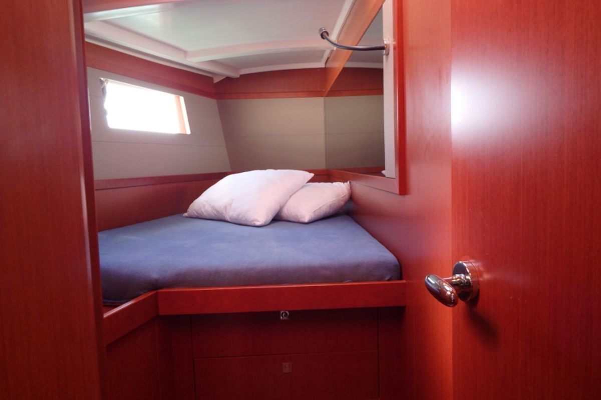 Cabin on Joy, a Beneteau Oceanis 48 sailboat at Municipal Unit of Lefkada, Greece
