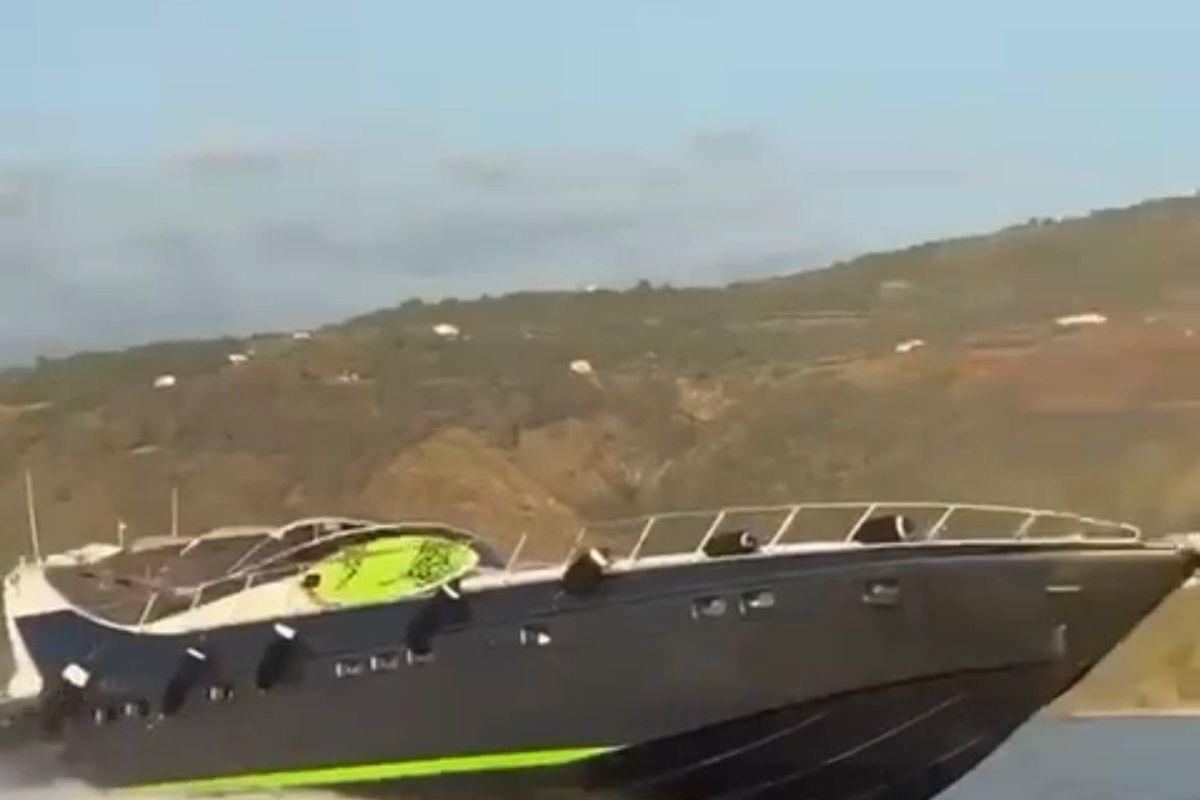Exterior view of Premium, a Gulet Mangusta 65 yacht at Salerno, Italy