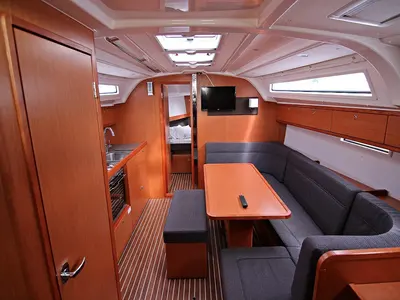 Salon of Federica, a Bavaria Cruiser 41 sailboat at Općina Sukošan, Croatia