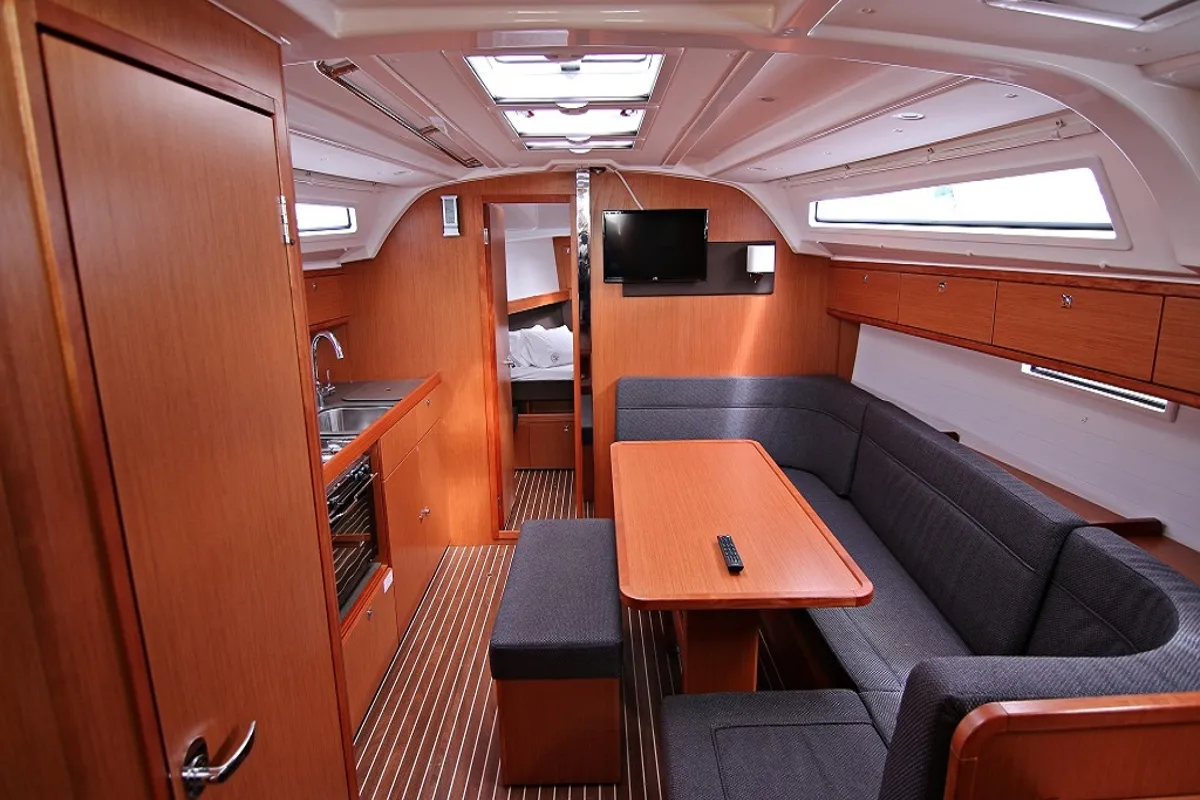 Salon of Federica, a Bavaria Cruiser 41 sailboat at Općina Sukošan, Croatia