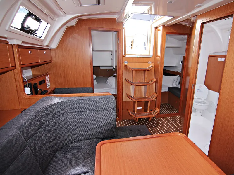 Salon of Federica, a Bavaria Cruiser 41 sailboat at Općina Sukošan, Croatia
