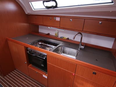 Galley of Federica, a Bavaria Cruiser 41 sailboat at Općina Sukošan, Croatia