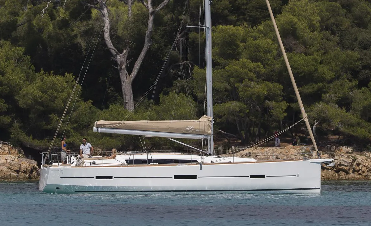 Fantasea, a Dufour 460 GL sailboat at Municipal Unit of Lefkada, Greece