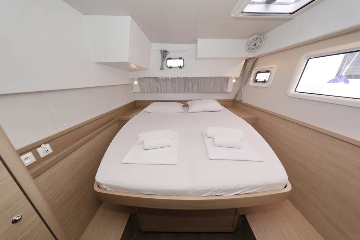Cabin on Sperm Whale, a Lagoon 42 catamaran at Općina Sukošan, Croatia