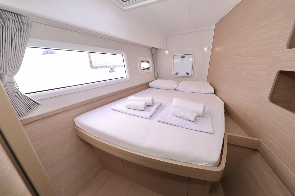 Cabin on Sperm Whale, a Lagoon 42 catamaran at Općina Sukošan, Croatia