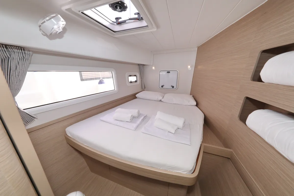 Cabin on Sperm Whale, a Lagoon 42 catamaran at Općina Sukošan, Croatia