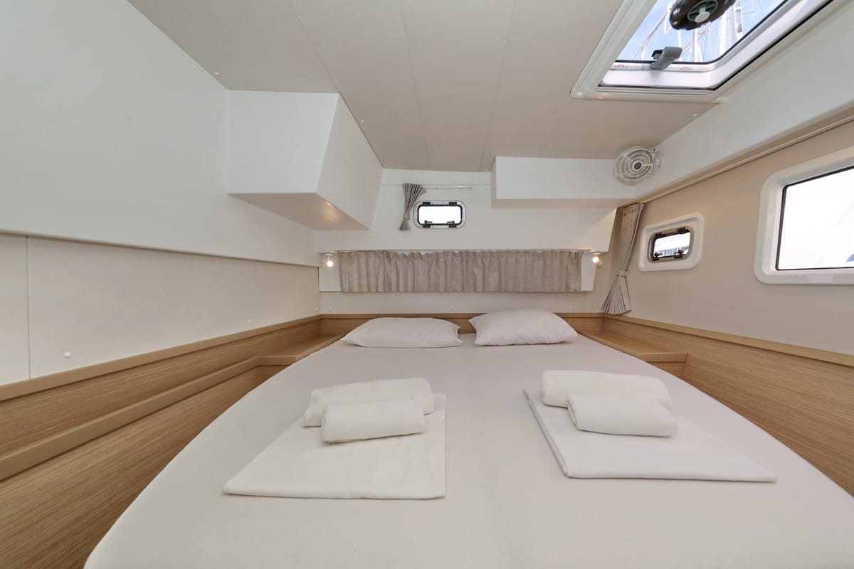 Cabin on Sperm Whale, a Lagoon 42 catamaran at Općina Sukošan, Croatia
