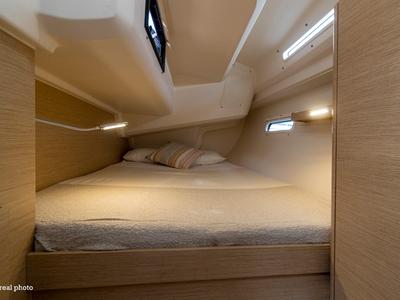 Cabin on Tecla - Water maker, Solar Panel - BOTH SAILS triradial, Retractabile Bow Trust, a Hanse Yachts Hanse 388 sailboat…
