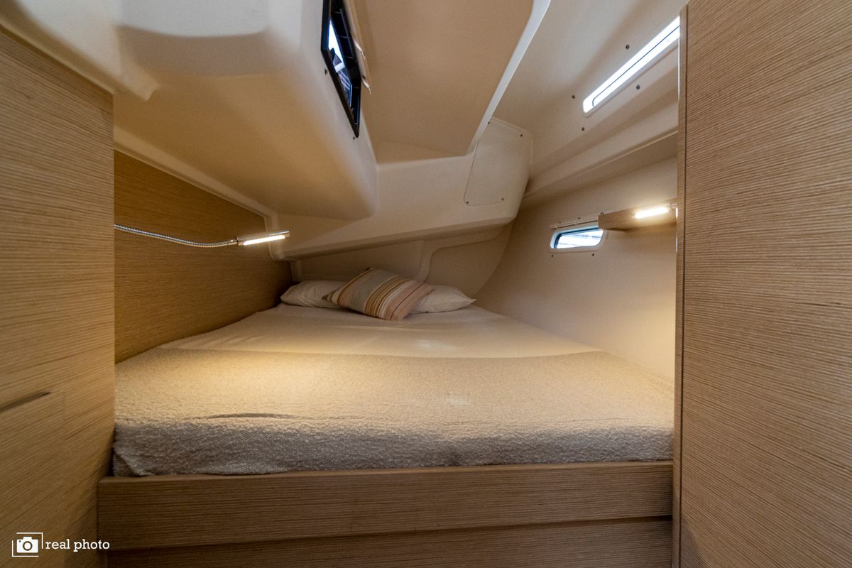 Cabin on Tecla - Water maker, Solar Panel - BOTH SAILS triradial, Retractabile Bow Trust, a Hanse Yachts Hanse 388 sailboat…
