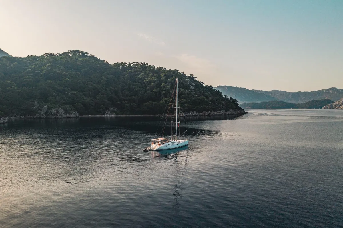 Taurus, a Hanse Yachts Hanse 445 sailboat at Fethiye, Turkey