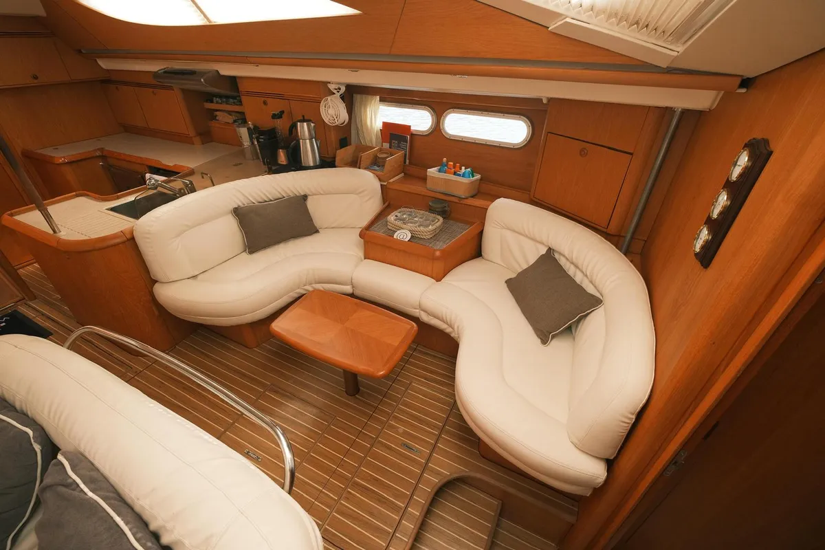 Taurus, a Hanse Yachts Hanse 445 sailboat at Fethiye, Turkey