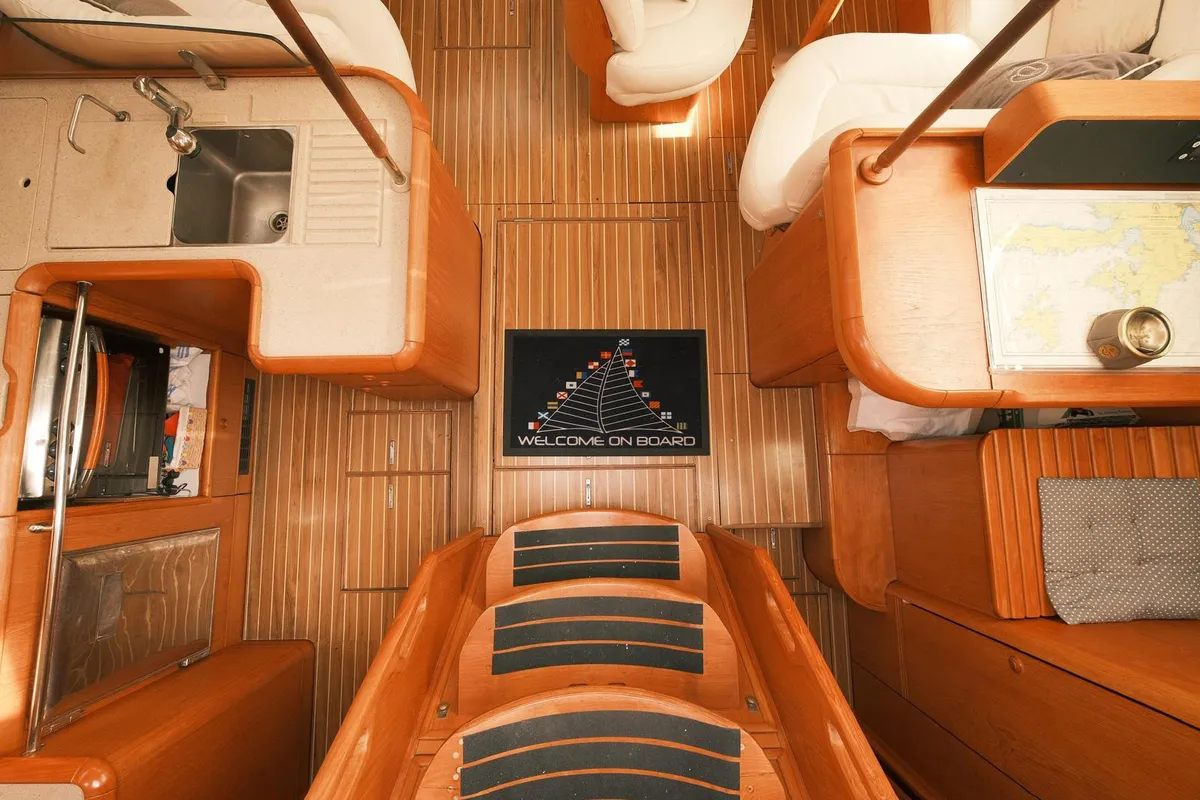 Taurus, a Hanse Yachts Hanse 445 sailboat at Fethiye, Turkey