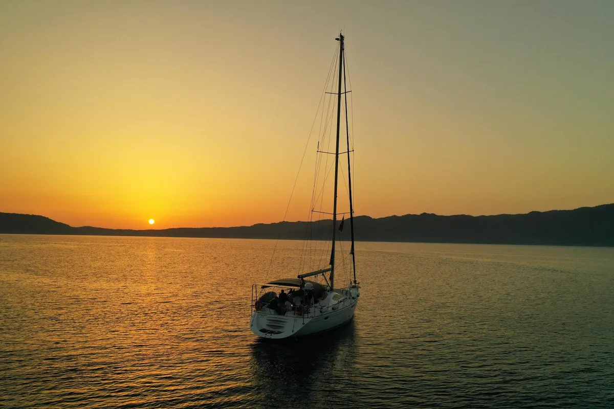 Taurus, a Hanse Yachts Hanse 445 sailboat at Fethiye, Turkey