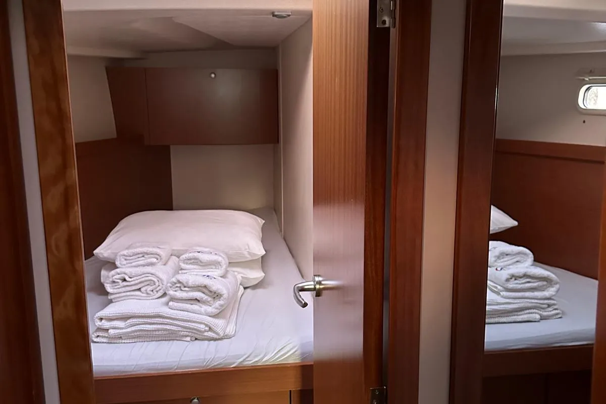 Taurus, a Hanse Yachts Hanse 445 sailboat at Fethiye, Turkey