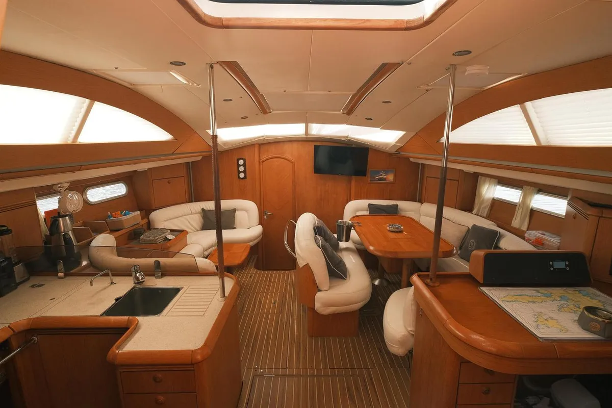 Taurus, a Hanse Yachts Hanse 445 sailboat at Fethiye, Turkey