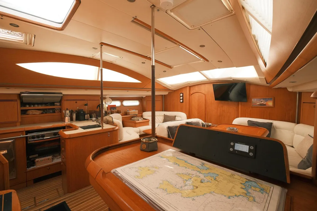 Taurus, a Hanse Yachts Hanse 445 sailboat at Fethiye, Turkey